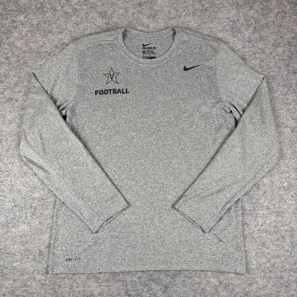 Nike Dri Fit Vanderbilt Commodores Football T-Shirt Team Issue Womens Medium M